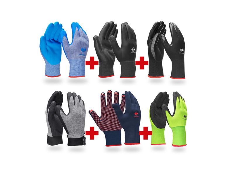 Set professionale di guanti con rivestimento
