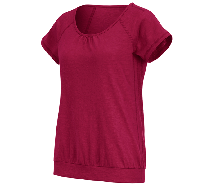 Hauptansicht, Shirts & Co., e.s. T-Shirt cotton slub, Damen, beere