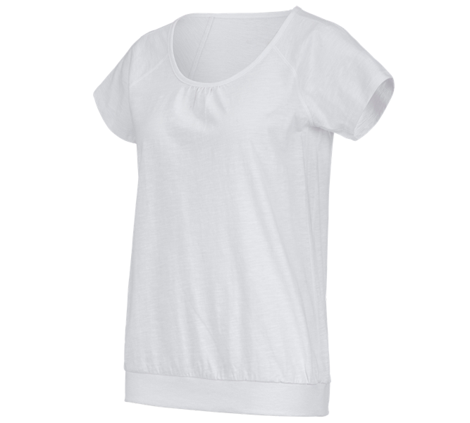 e.s. t-shirt cotton slub, donna