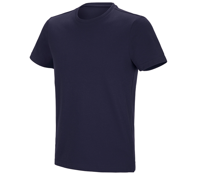 Vista principale, Uomo, e.s. t-shirt funzionale poly cotton, blu scuro