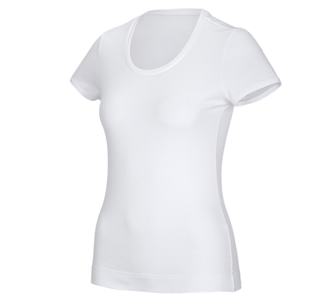 e.s. t-shirt funzionale poly cotton, donna