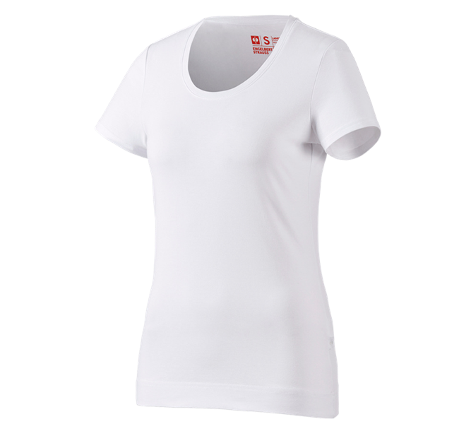 e.s. t-shirt cotton stretch, donna