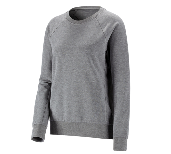 Vista principale, Maglie | Felpe con cappuccio, e.s. felpa cotton stretch, donna, grigio sfumato