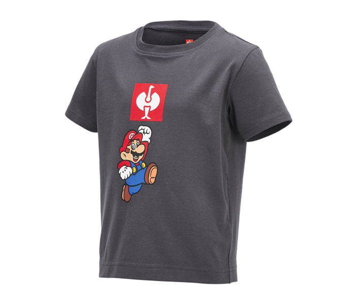 Hauptansicht, SUPER MARIO X STRAUSS, Super Mario T-Shirt, Kinder, anthrazit