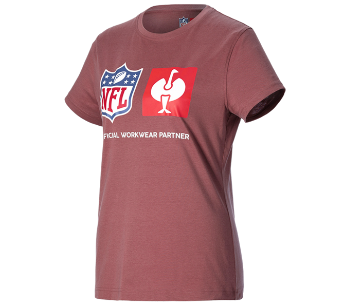 Hauptansicht, Neuheiten, NFL T-Shirt cotton, ladies, oxidrot