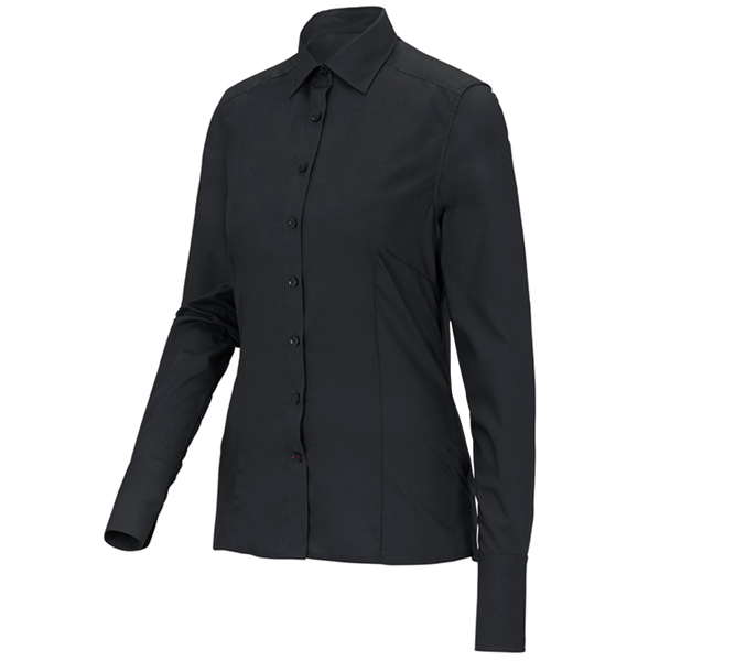 Business Bluse e.s.comfort, langarm