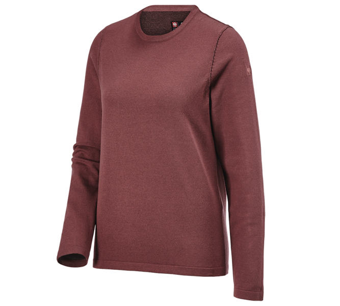 Hauptansicht, Neuheiten, Strickpullover e.s.iconic, Damen, oxidrot