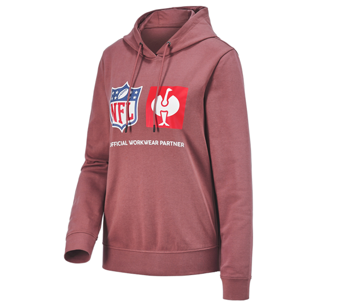 Hauptansicht, Bekleidung, NFL Hoodie cotton, ladies, oxidrot