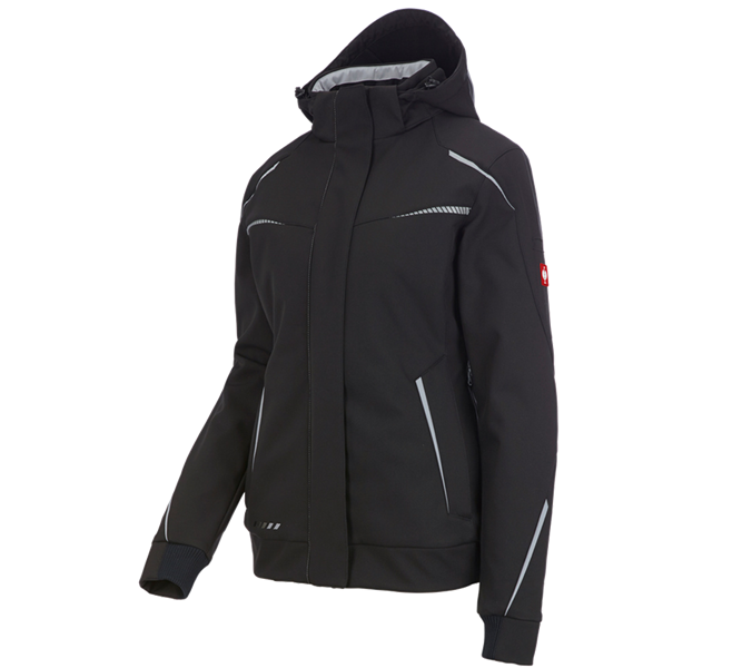 Hauptansicht, Themen, Winter Softshelljacke e.s.motion 2020, Damen, schwarz/platin