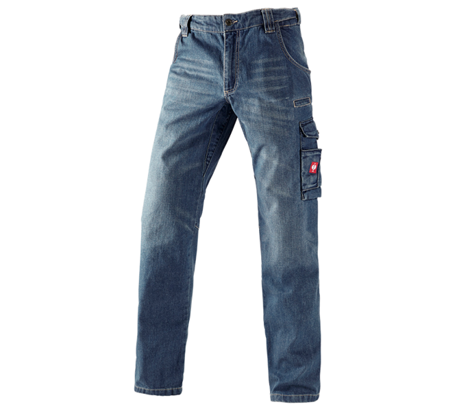 Hauptansicht, Hosen, e.s. Worker-Jeans, stonewashed