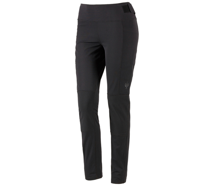 Hauptansicht, Damen, Winter Funktions Tights e.s.trail, Damen, schwarz