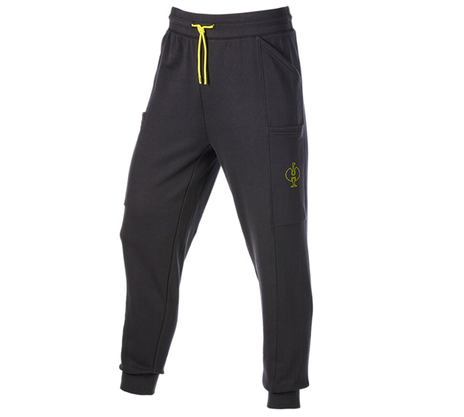 Vista principale, Accessori, Sweat Pants light e.s.trail, nero/giallo acido