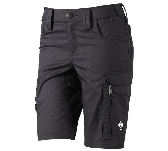 Hauptansicht, Hosen, Short e.s.concrete light, Damen, schwarz