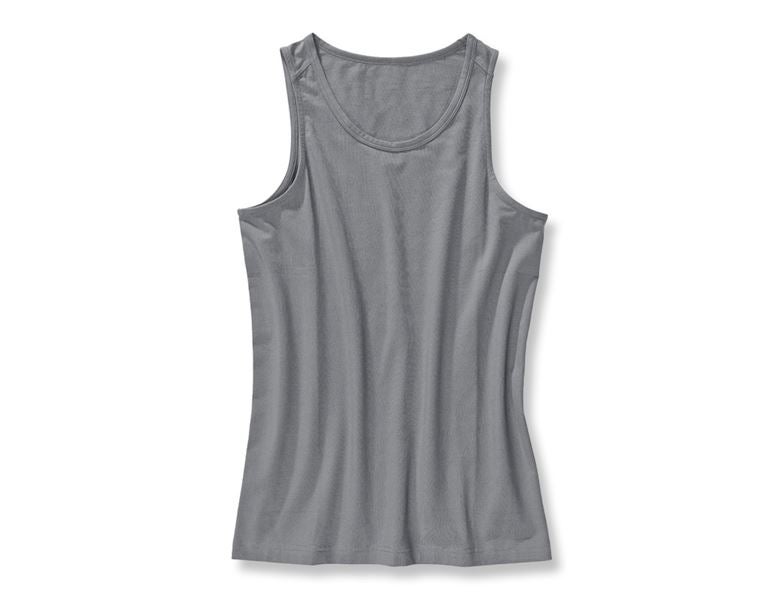 Vista principale, Uomo, e.s. cotton stretch Tank-Shirt, cemento