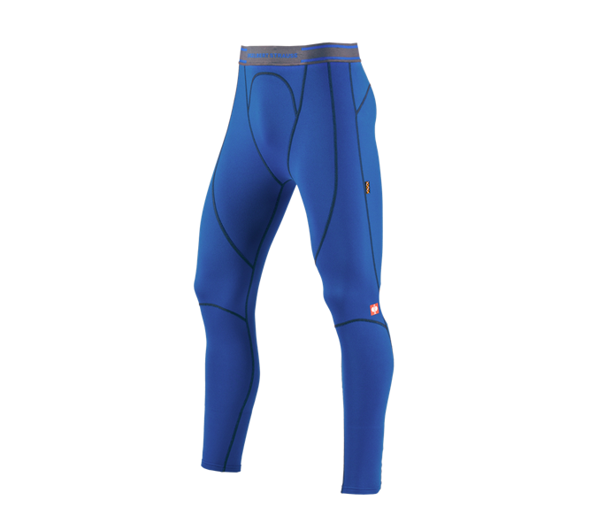 Vista principale, Intimo funzionale, e.s. long pants funzionali clima-pro-warm, uomo, blu genziana