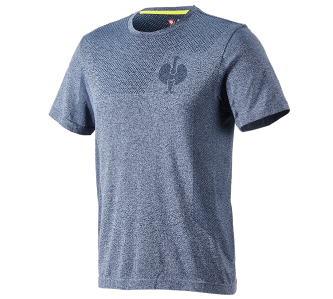 Hauptansicht, e.s.trail, T-Shirt seamless e.s.trail, tiefblau melange