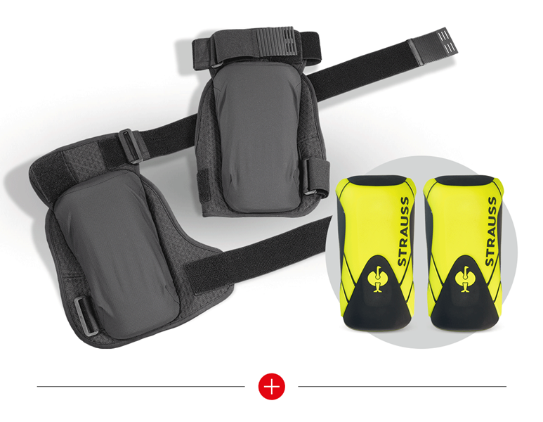 SET:e.s.Knee Pad+Kniepolstertasche Pro-Comf.,soft