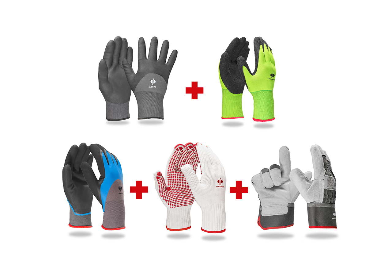 Sicurezza sul lavoro: Set professionale di guanti da giardinaggio II