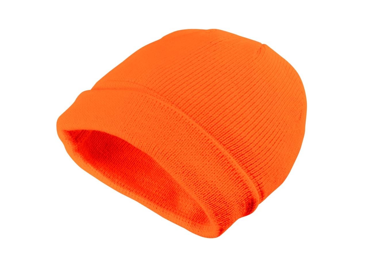 Accessori: Berretto in maglia invernale Neon + arancio