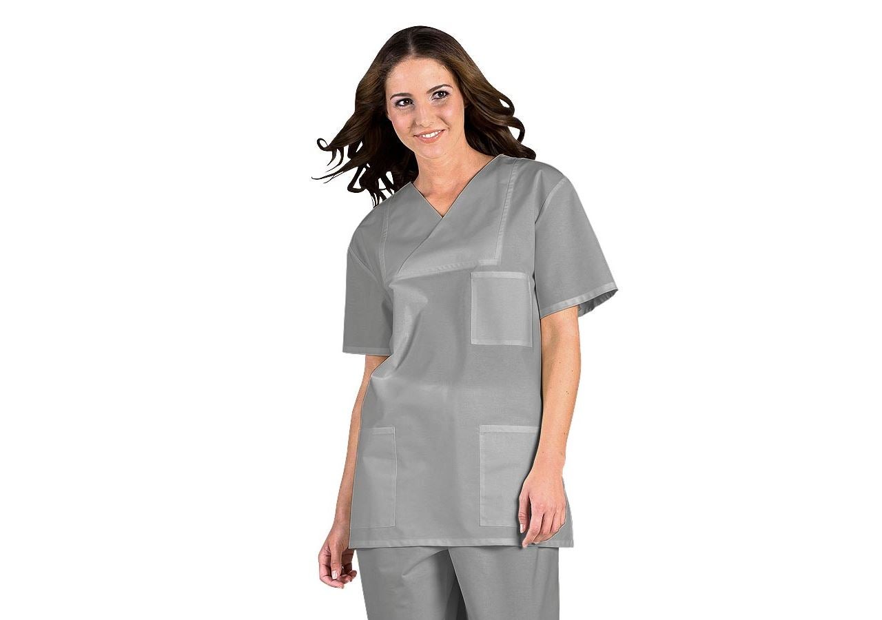 Maglie | Pullover | Bluse: Casacca per sala operatoria + grigio