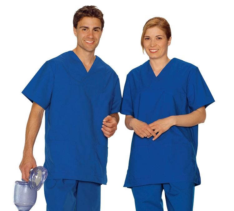 Maglie | Pullover | Bluse: Casacca per sala operatoria + blu