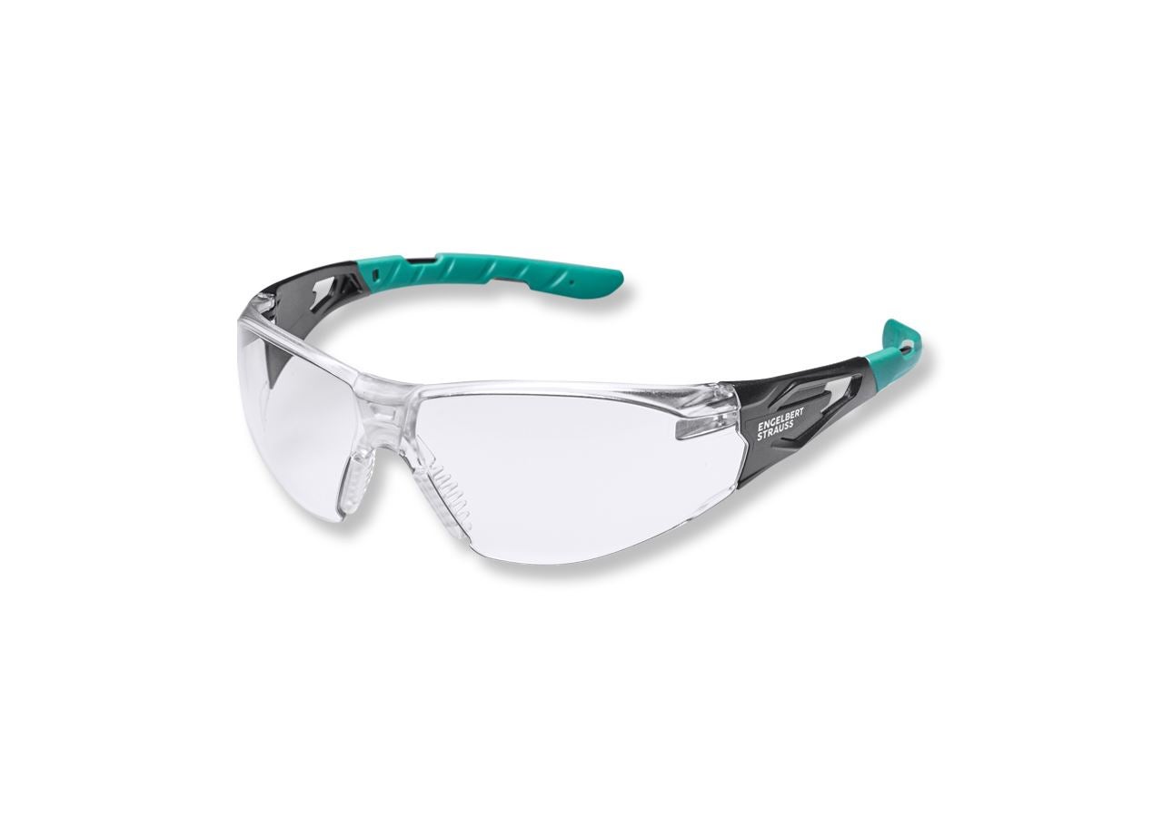 Occhiali protettivi: e.s. occhiali protettivi da donna Wise + chiaro-trasparente/turchese