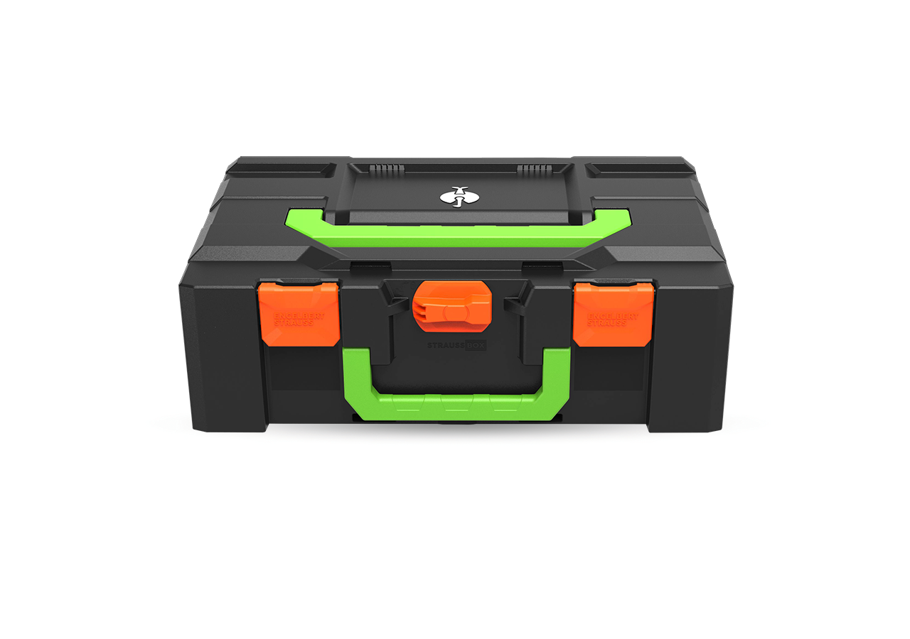 Sistema STRAUSSbox: STRAUSSbox 165 large Color + arancio fluo