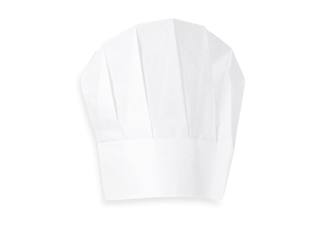 Abbigliamento monouso: Cappello da cuoco in carta crespa