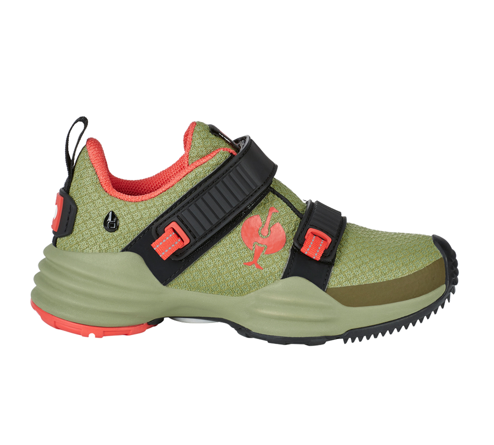 Schuhe: Allroundschuhe e.s. Waza, Kinder + blassgrün/solarrot