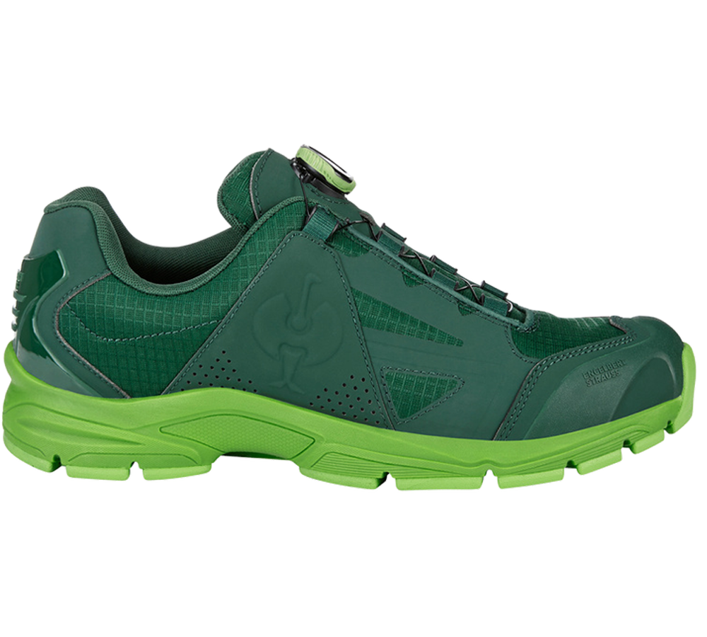 O1: O1 scarpe da lavoro e.s. Corvids II low + verde/verde mare
