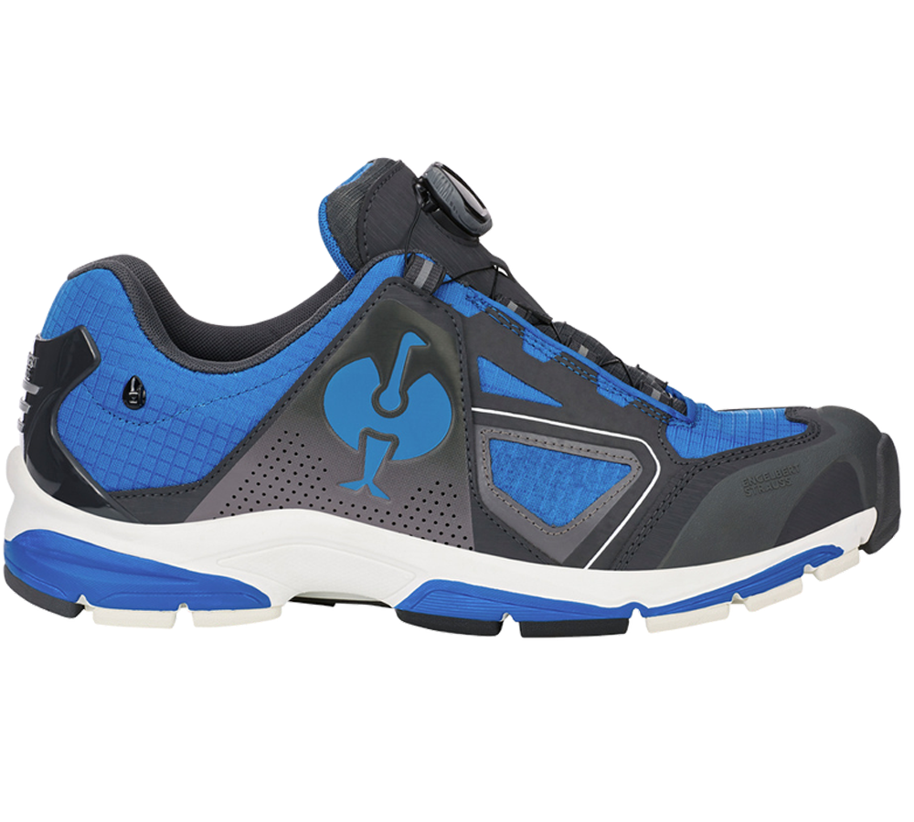 O2: O2 scarpe da lavoro e.s. Minkar II + blu genziana/grafite/bianco