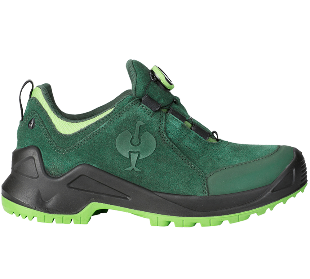 O2: O2 scarpe da lavoro e.s. Apate II low + verde/verde mare