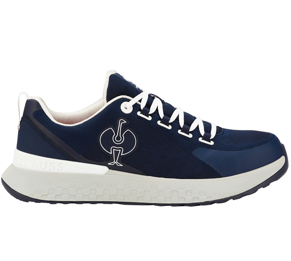 SB: SB scarpe basse antinfortunistiche e.s. Comoe low + blu profondo/bianco