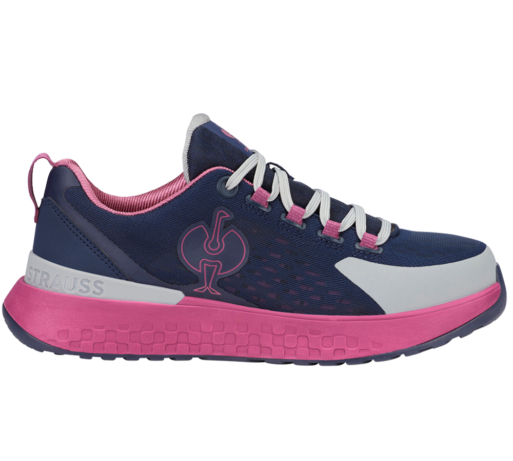 Scarpe: SB scarpe basse antinfortunistiche e.s. Comoe low + blu profondo/rosa tara
