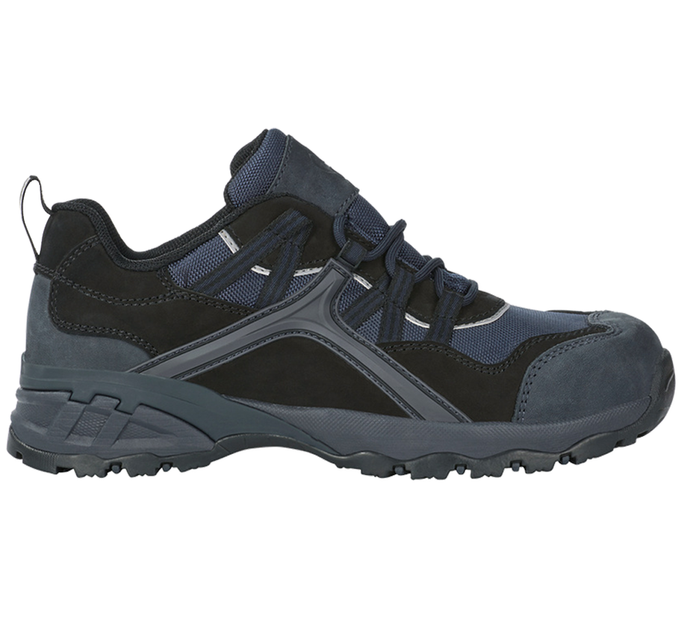 Safety Trainers: e.s. S1 scarpe basse antinfortunistiche Pallas low + nero/zaffiro