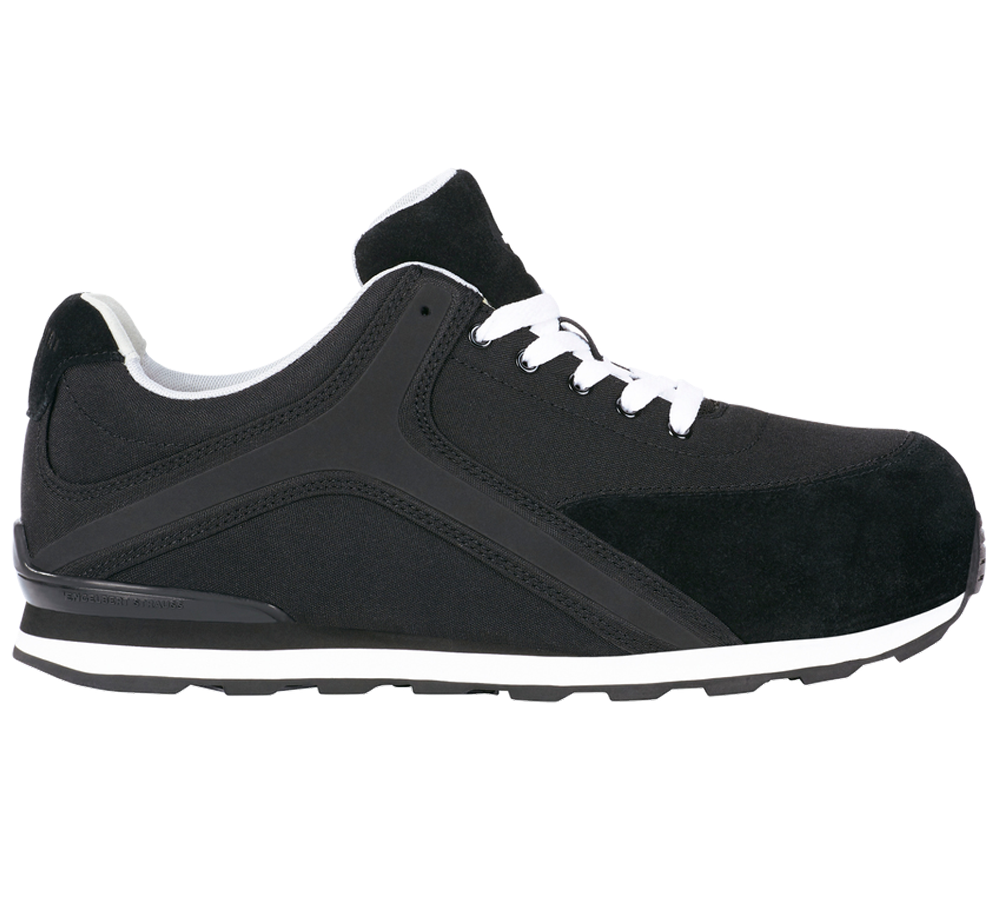 S1P: e.s. S1P scarpe basse antinfortunistiche Sutur + nero/bianco