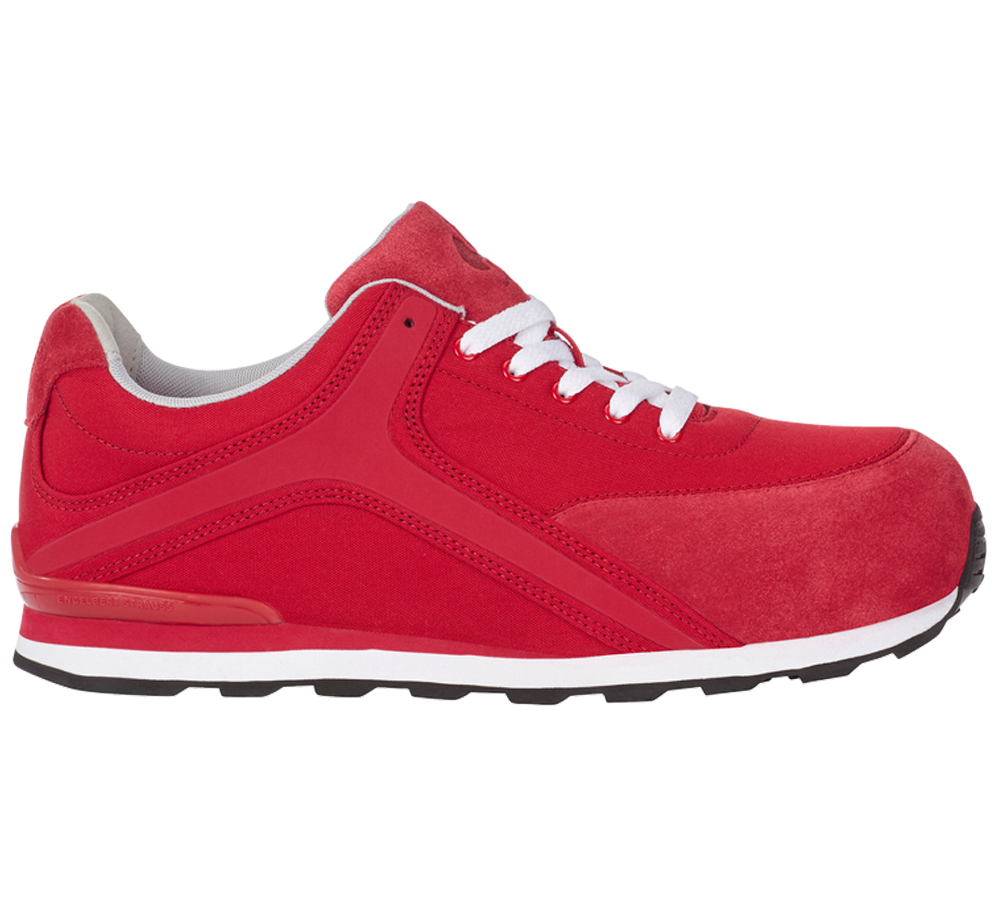 Safety Trainers: e.s. S1P scarpe basse antinfortunistiche Sutur + rosso fuoco