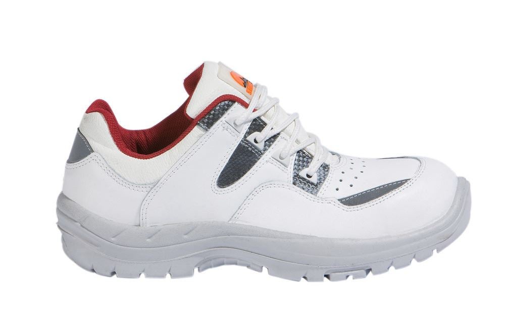 S1: STONEKIT S1 scarpe basse antinfortunistiche Milos + bianco