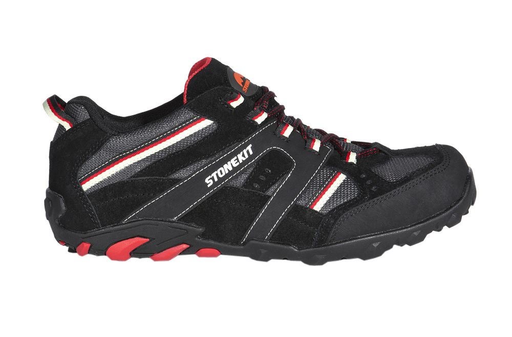 S1: STONEKIT S1 scarpe basse antinfortunistiche Zürich + nero/grigio/rosso