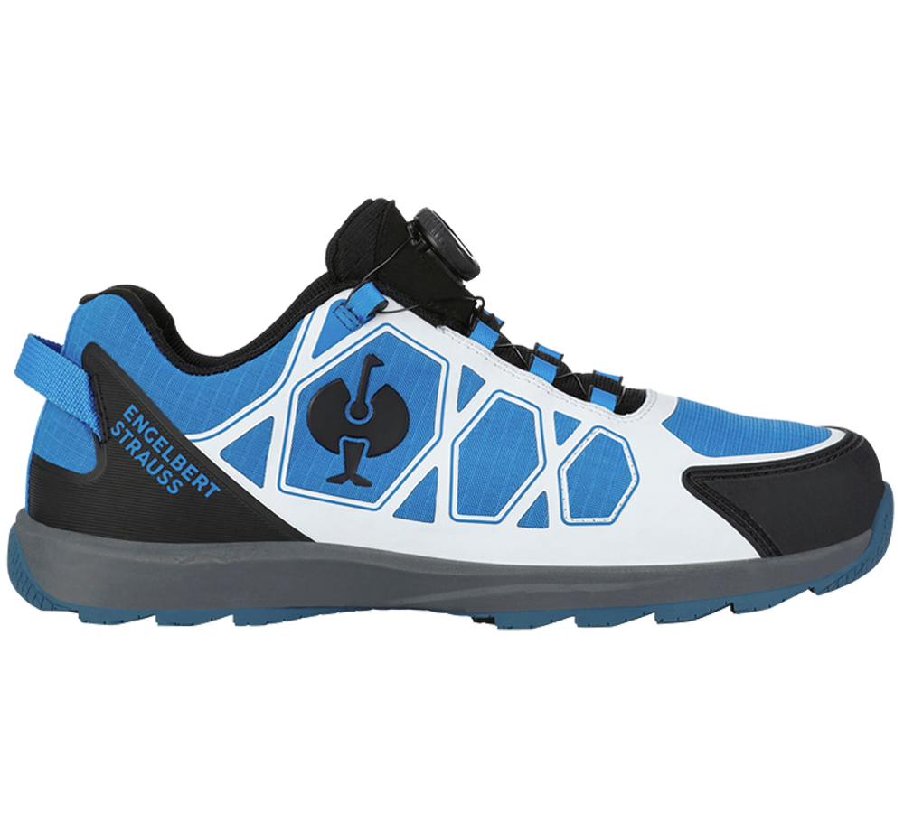 Safety Trainers: S1 scarpe basse antinfortun. e.s. Baham II low + blu reale/nero
