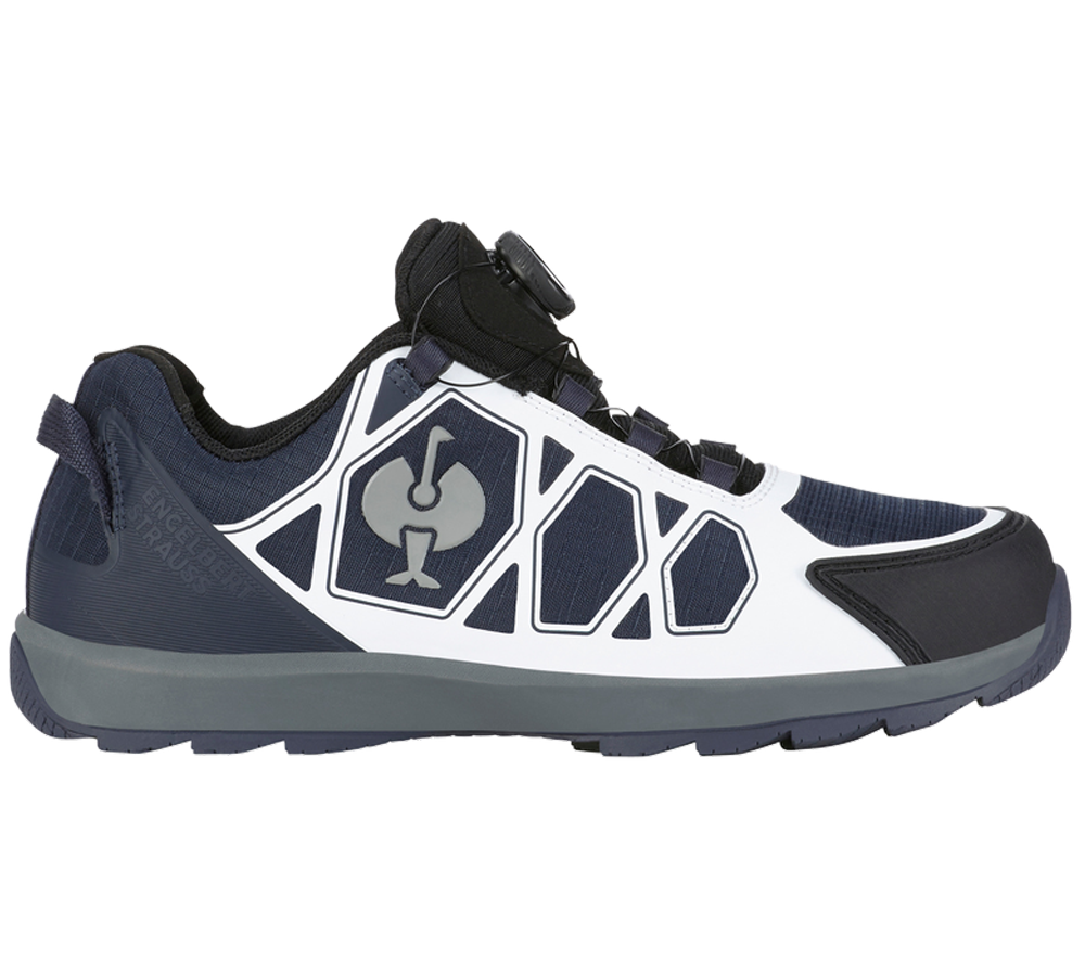 Safety Trainers: S1 scarpe basse antinfortun. e.s. Baham II low + blu scuro/nero