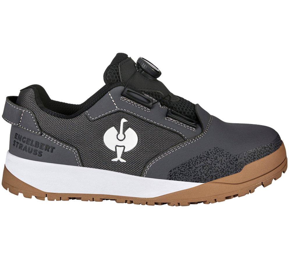 S1: S1 scarpe basse antinfortunis. e.s. Nakuru low + grigio carbone/bianco