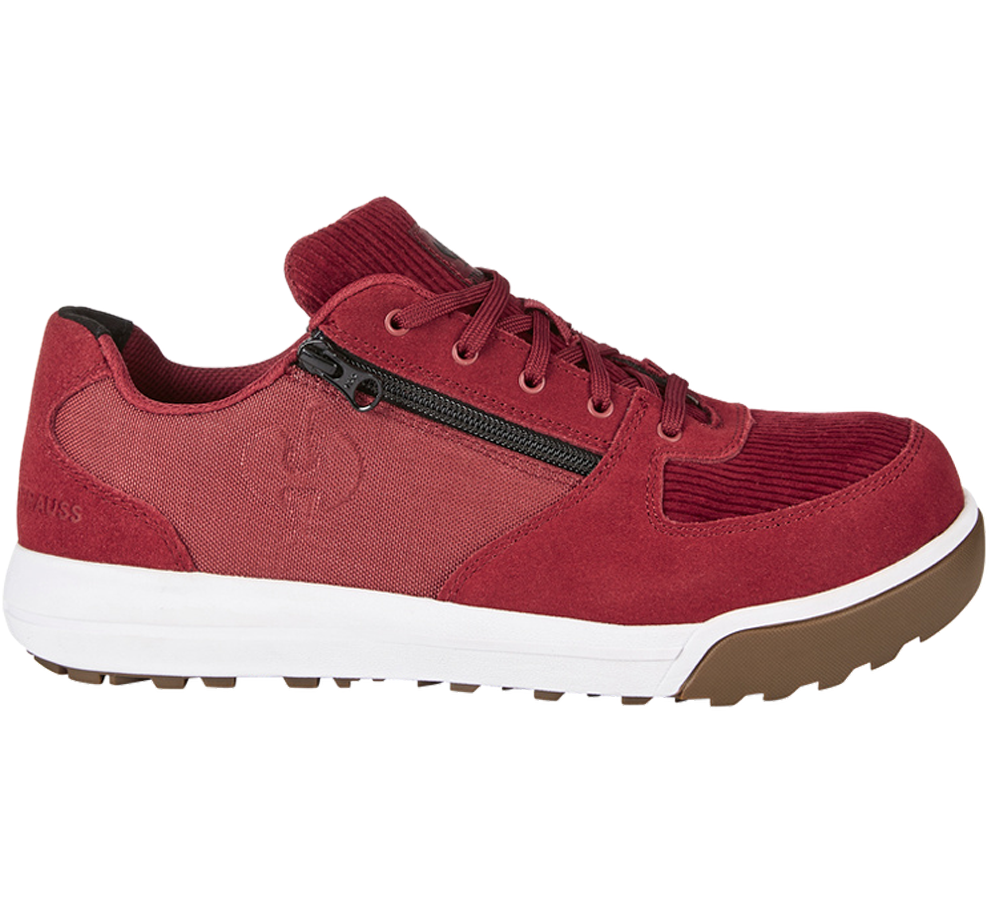 S1: S1 scarpe basse antinfort. e.s. Janus II low + rosso velluto