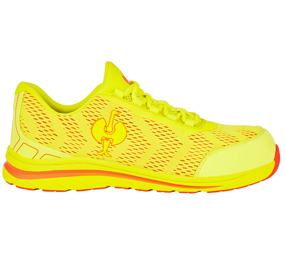 S1: S1 scarpe basse antinfortunis. e.s. Tegmen III + giallo fluo/arancio fluo