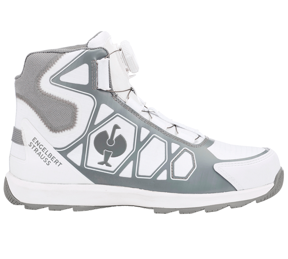 S1P: S1P scarpe antinfortunistiche e.s. Baham II mid + bianco/platino