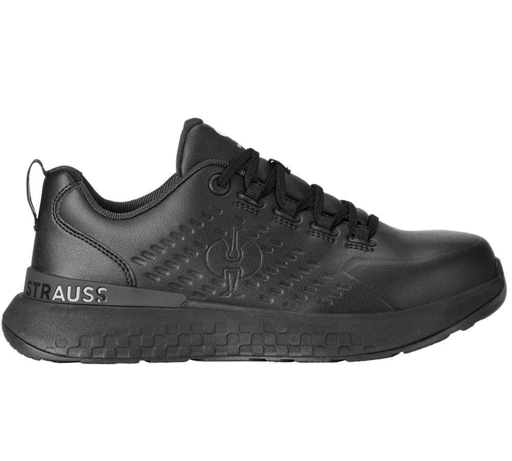 S2: S2 Sicherheitshalbschuhe e.s. Pisa low + schwarz