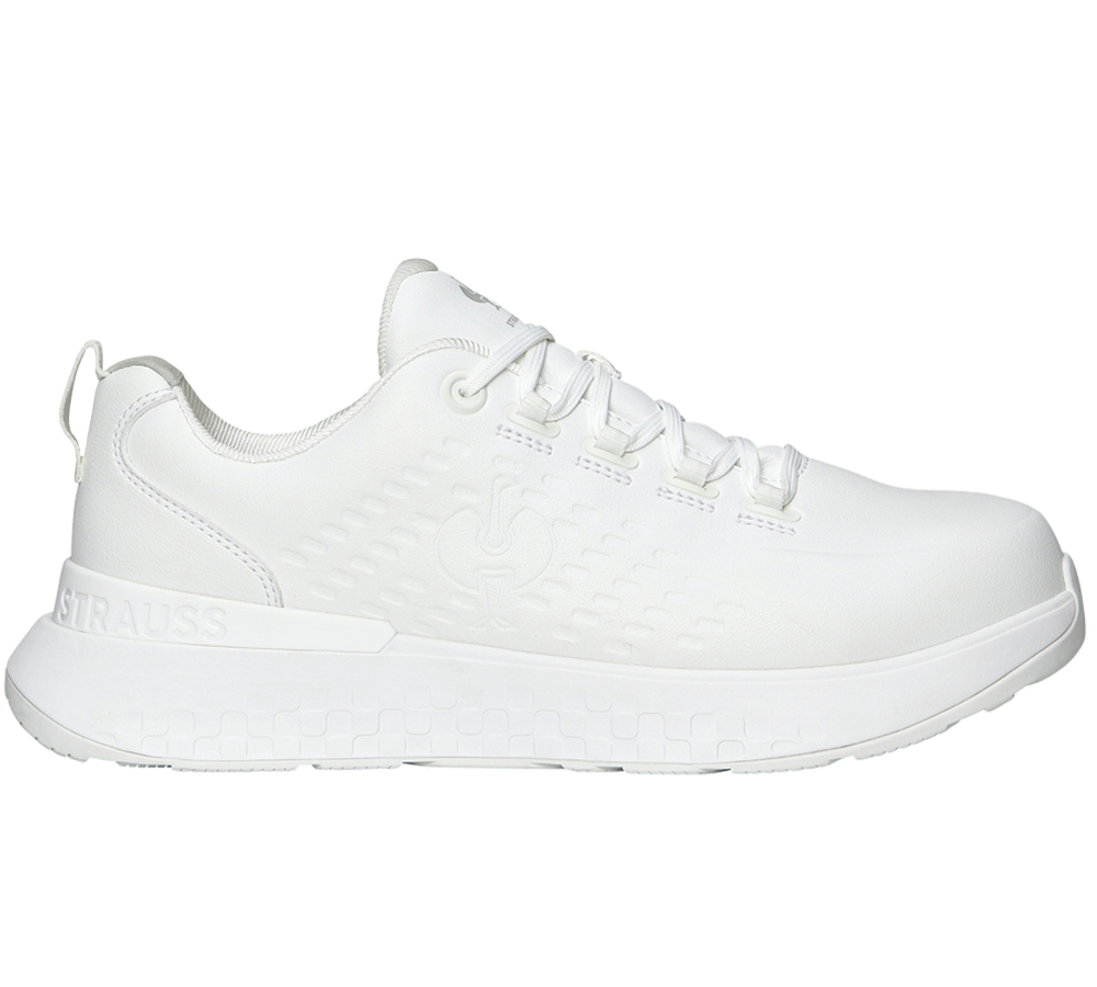 S2: S2 scarpe basse antinfortunistiche e.s. Pisa low + bianco