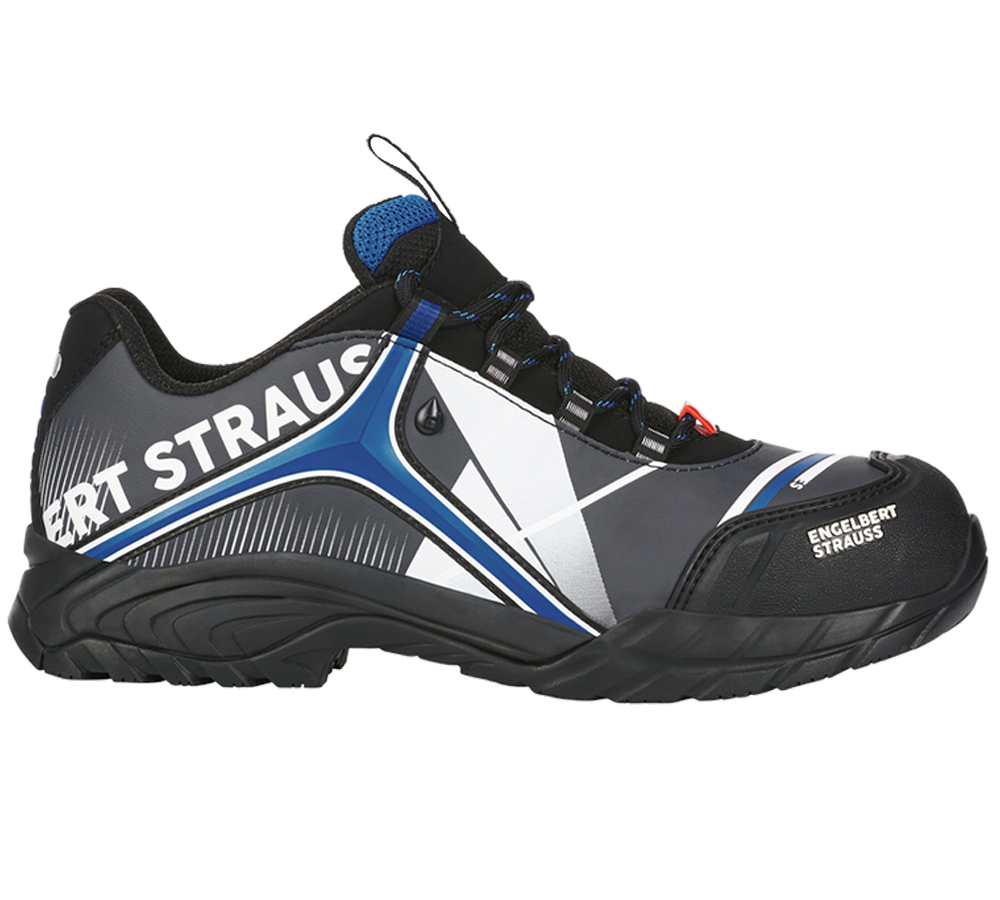 Safety Trainers: e.s. S3 scarpe basse antinfortunistiche Turais + grafite/blu genziana