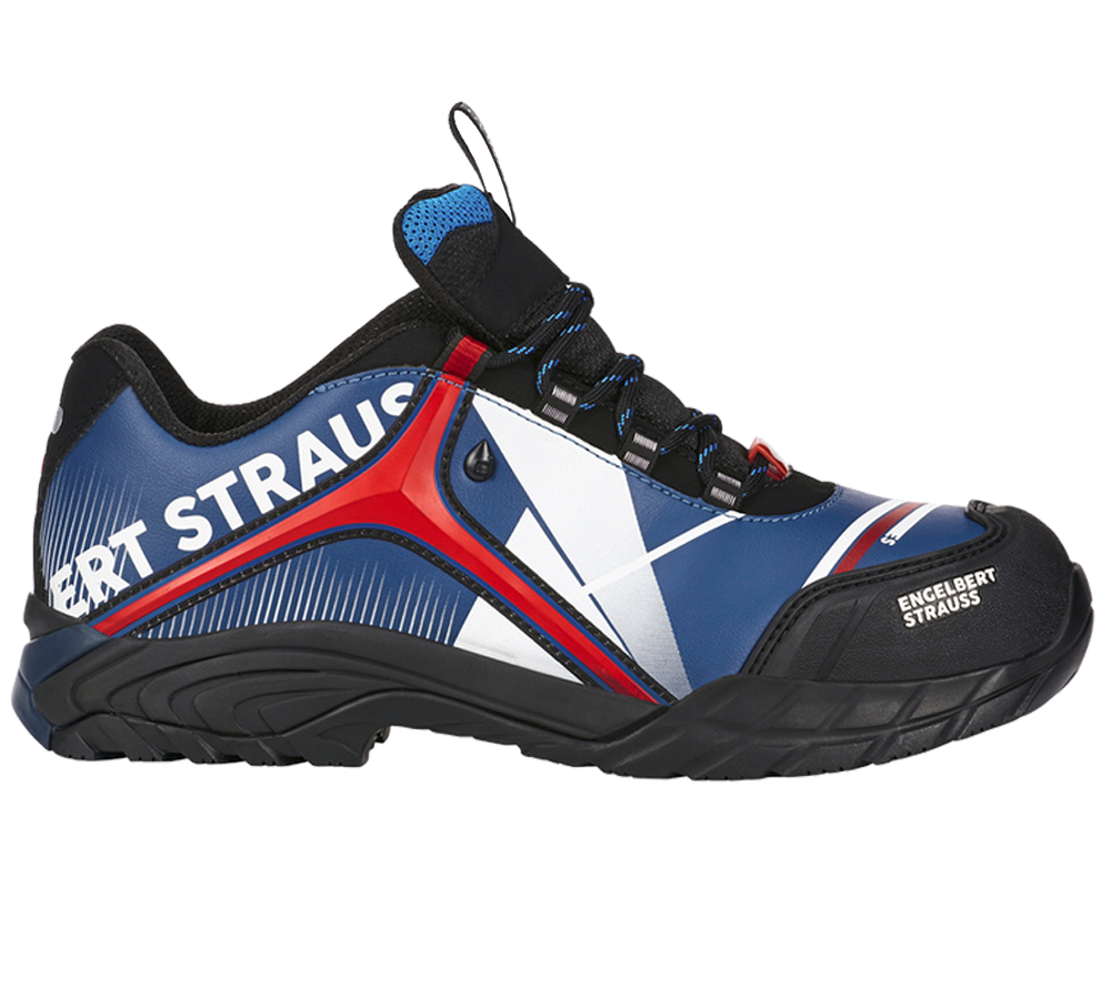 Safety Trainers: e.s. S3 scarpe basse antinfortunistiche Turais + blu reale/rosso
