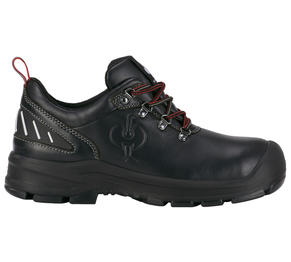 S3: S3 scarpe basse antinfortun. e.s. Umbriel II low + nero/rosso strauss